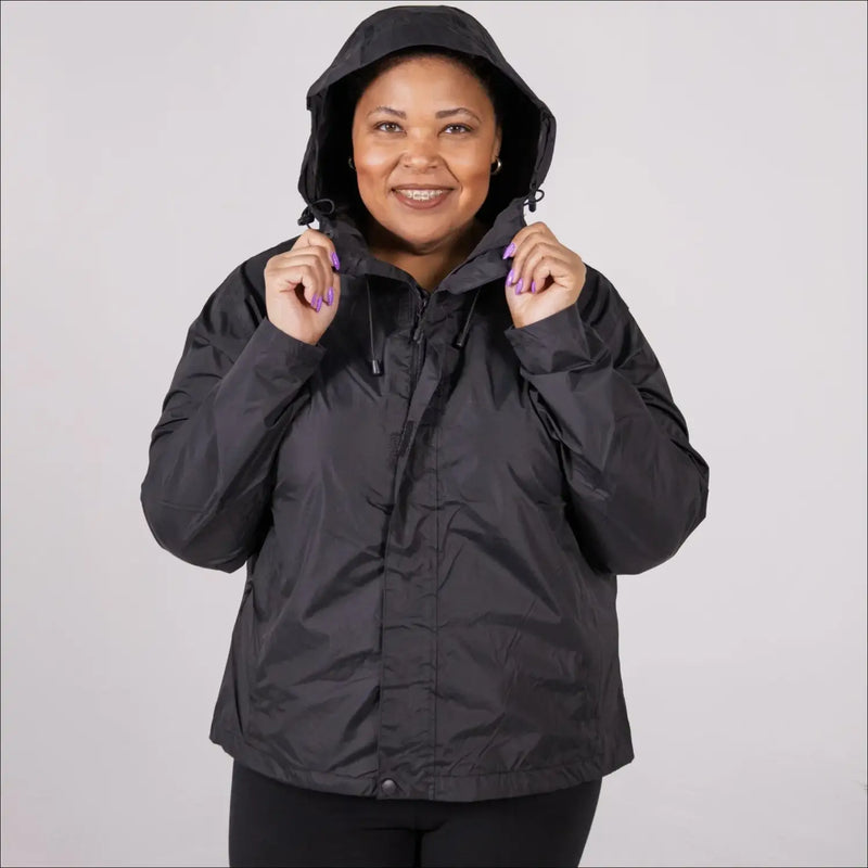 Women's Plus Size Rain Jacket – The POD - Packable, Lightweight, Waterproof, Sizes 1X–6X