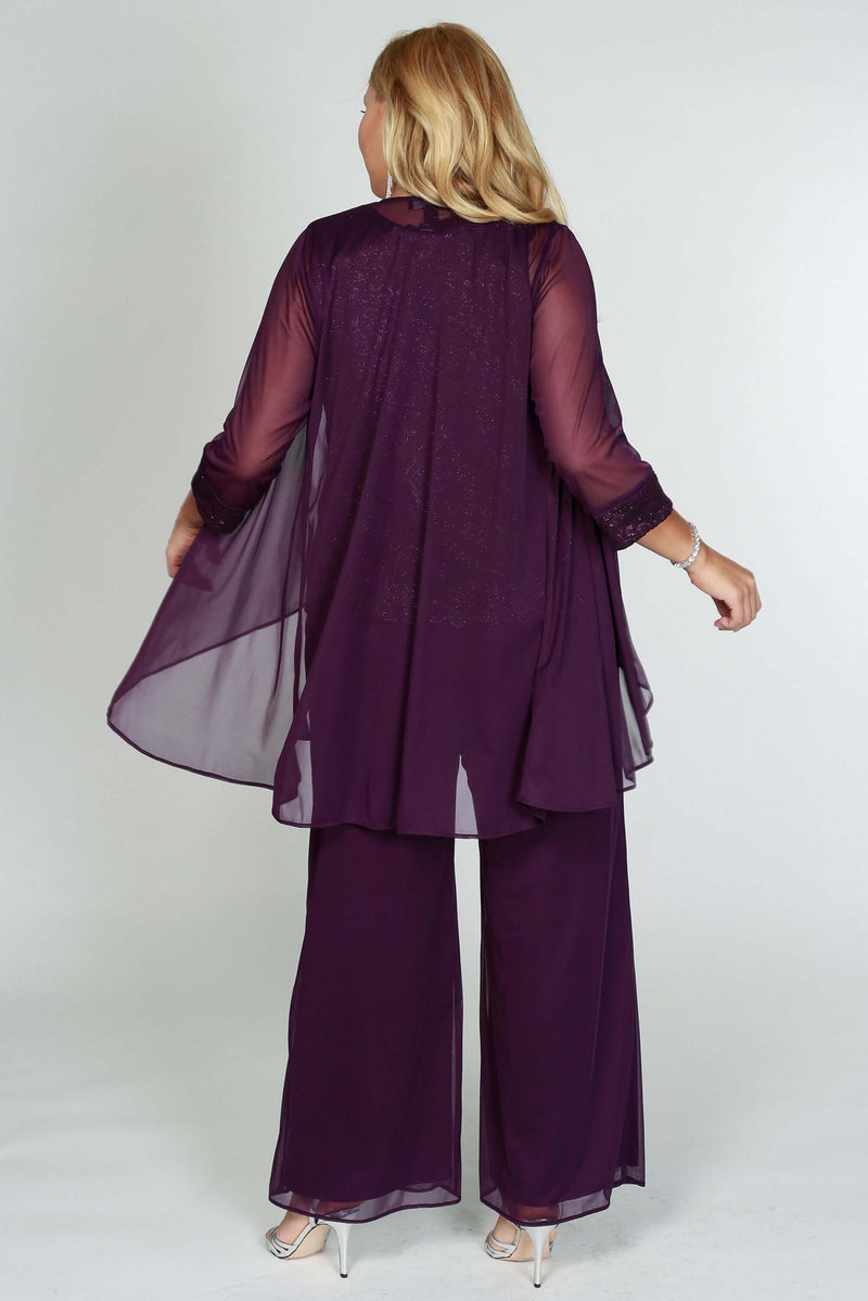 R&M Richards 5008W Plus Size Pant Suit