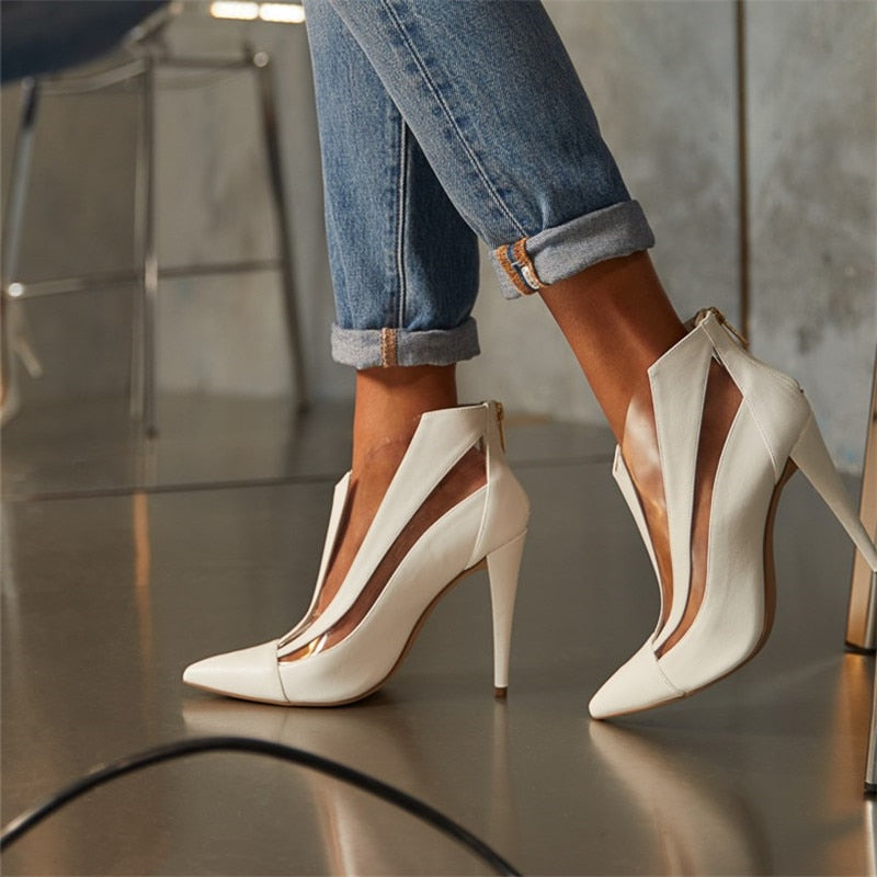 Zahara - Drag Queen Fashion Ankle Boots - Plus Size