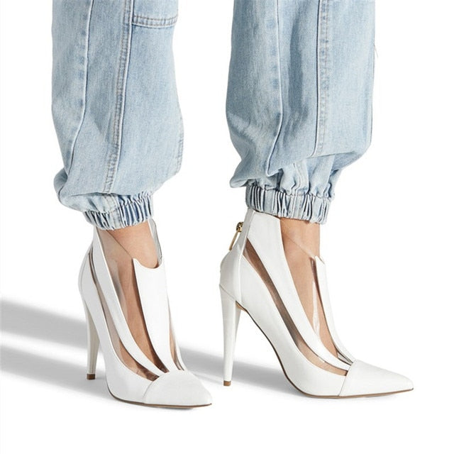 Zahara - Drag Queen Fashion Ankle Boots - Plus Size