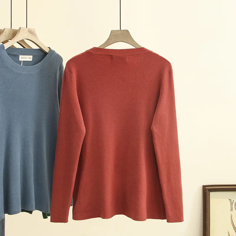 Women's Clothing Sweaters Plus Size Autumn Winter