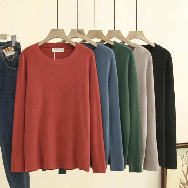 Women's Clothing Sweaters Plus Size Autumn Winter