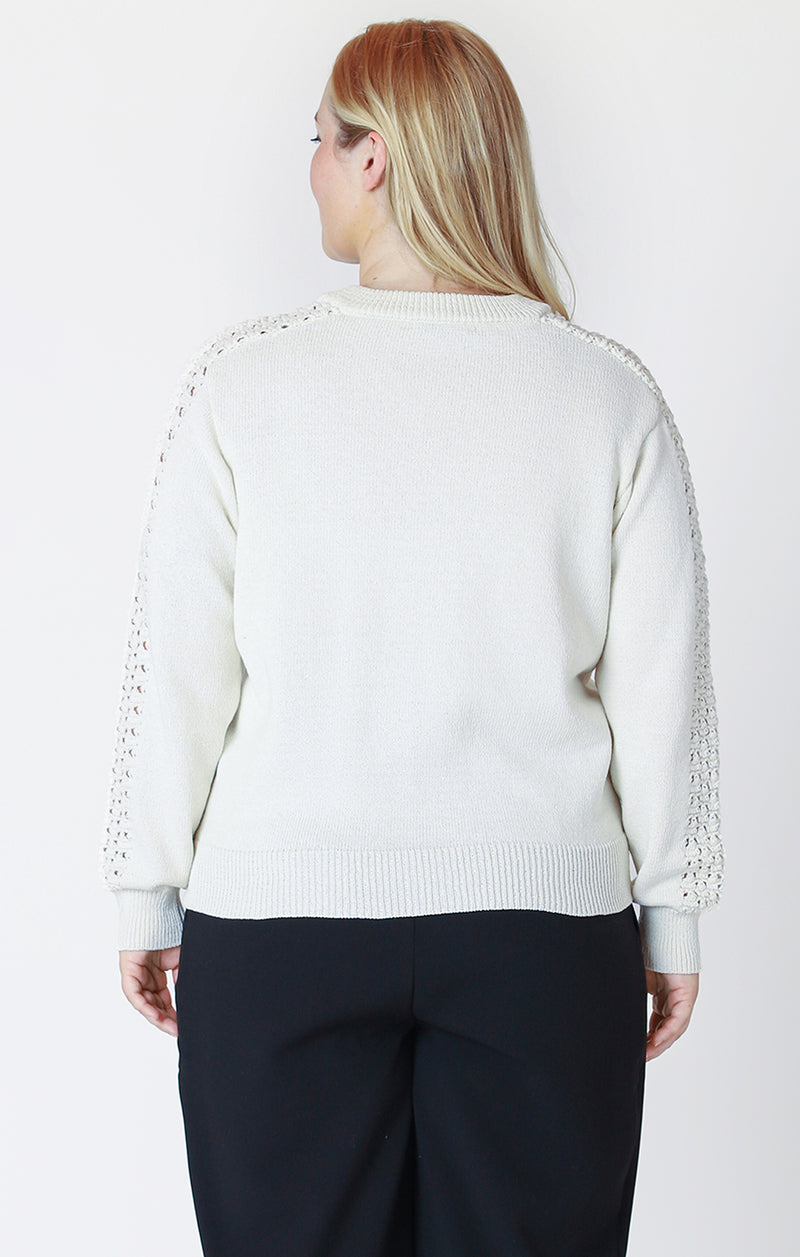 Crochet Sleeve Bomber