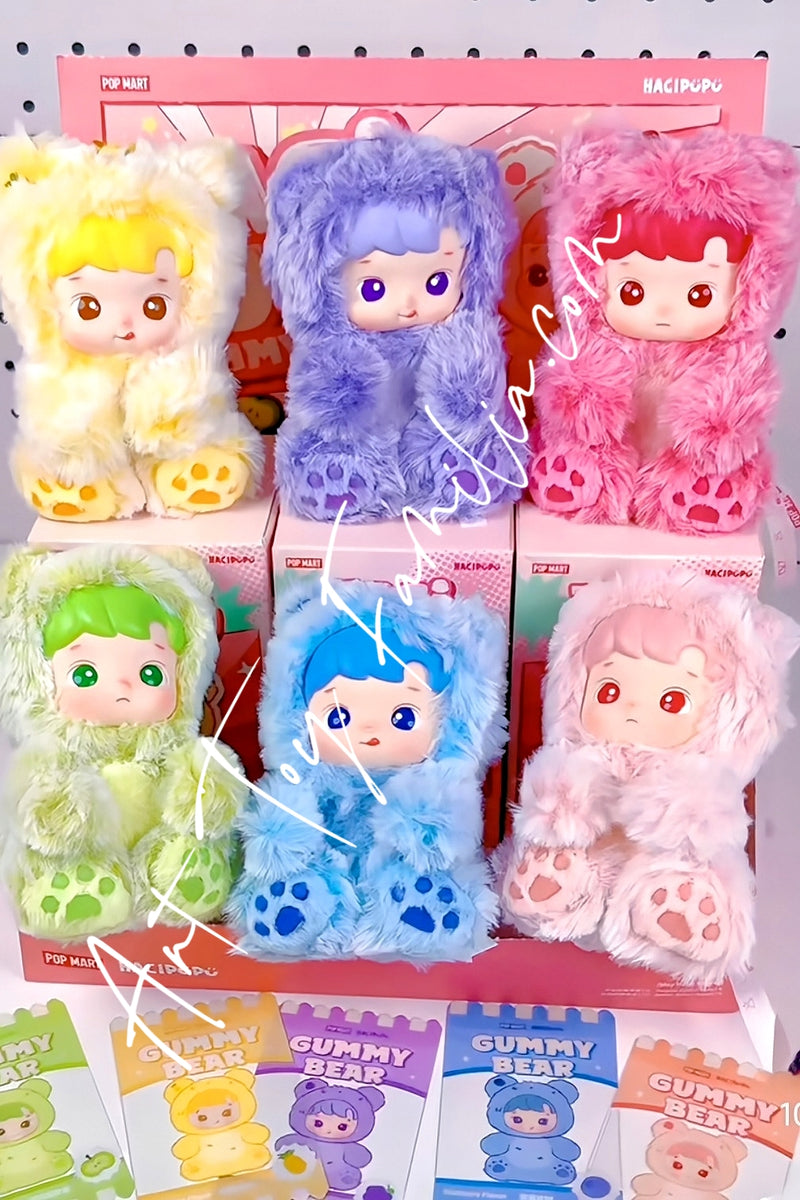Hacipupu Gummy Bear Series Vinyl Plush Pendant - 小熊软糖系列搪胶毛绒挂件