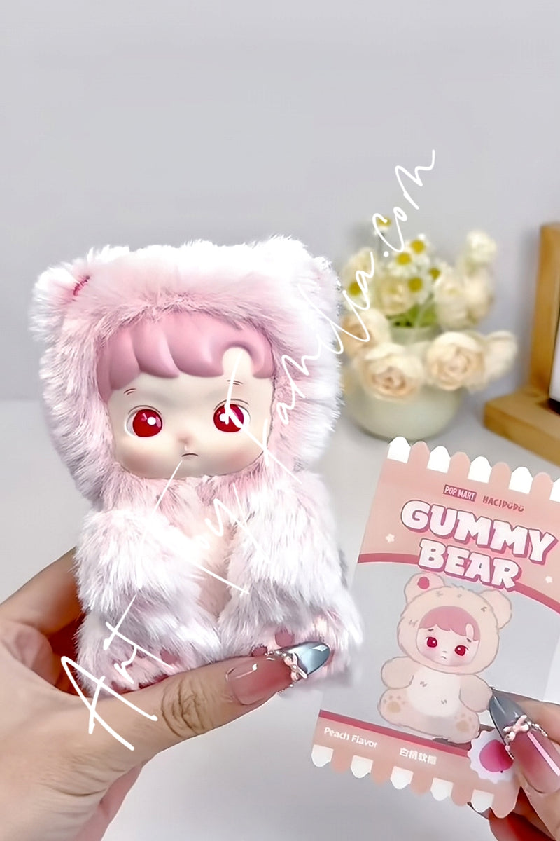 Hacipupu Gummy Bear Series Vinyl Plush Pendant - 小熊软糖系列搪胶毛绒挂件