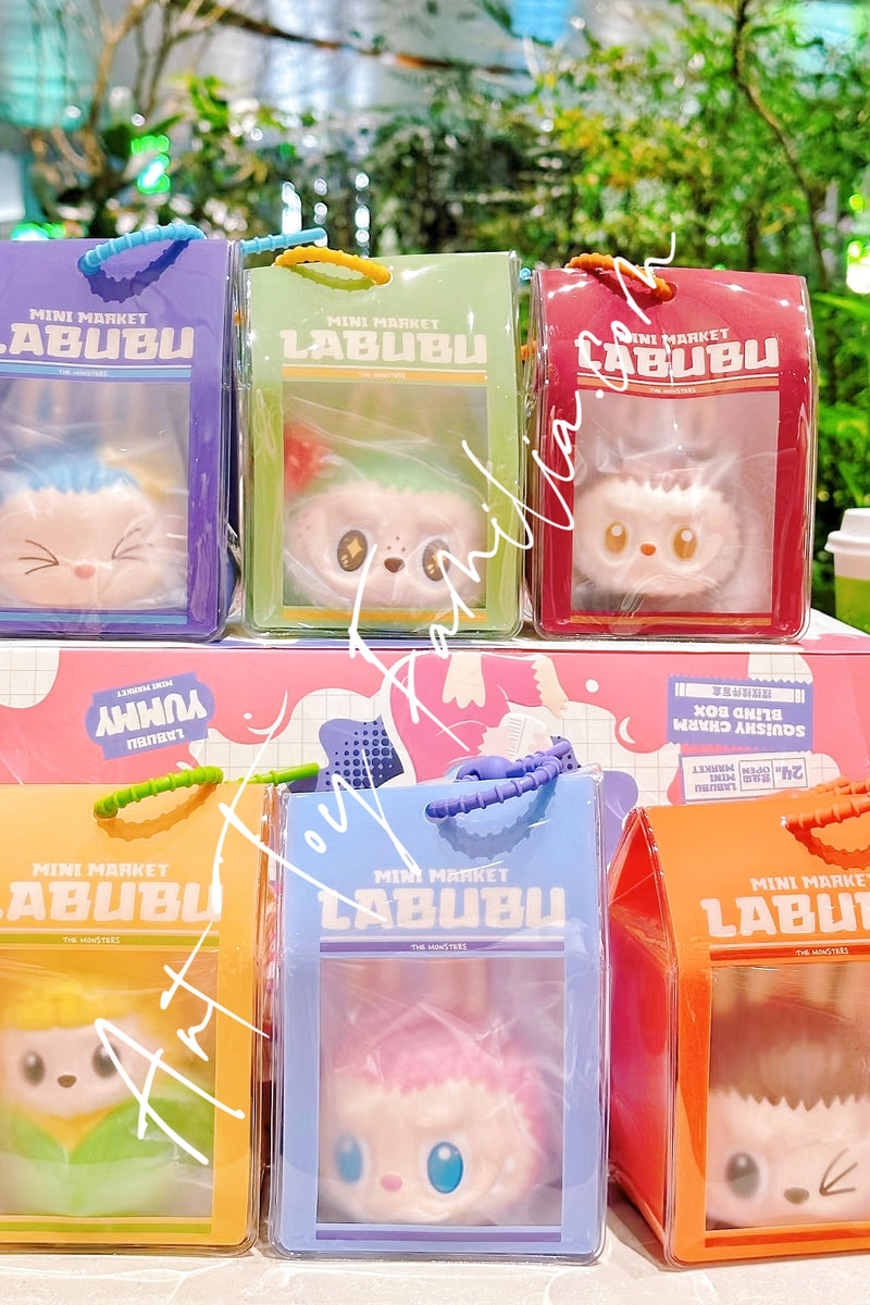 The Monsters Labubu Wacky Mart Series Pinch Pendant - 怪味便利店系列捏捏挂件