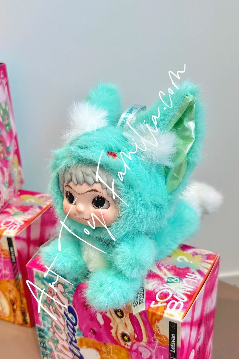 Wakuku Fox & Bunny Trick Or Treat Series Plush Doll - 狐狐兔兔捣蛋日记系列