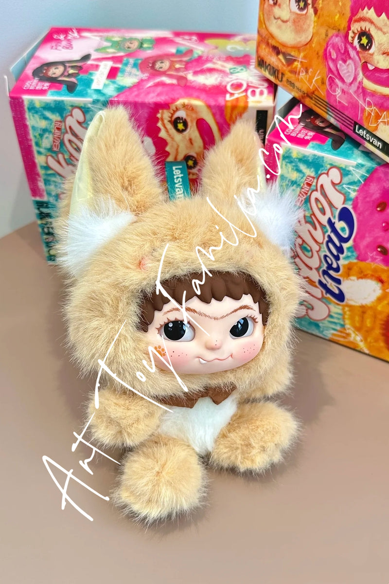 Wakuku Fox & Bunny Trick Or Treat Series Plush Doll - 狐狐兔兔捣蛋日记系列