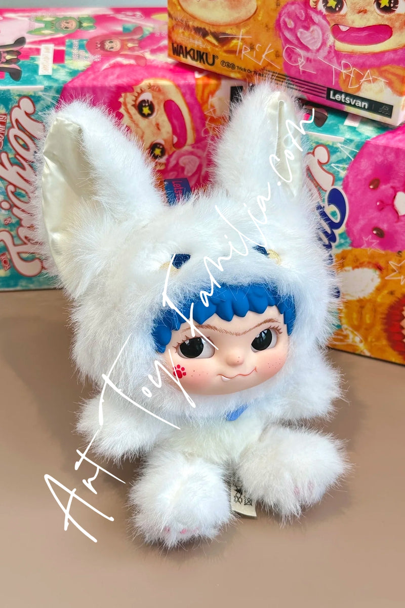 Wakuku Fox & Bunny Trick Or Treat Series Plush Doll - 狐狐兔兔捣蛋日记系列