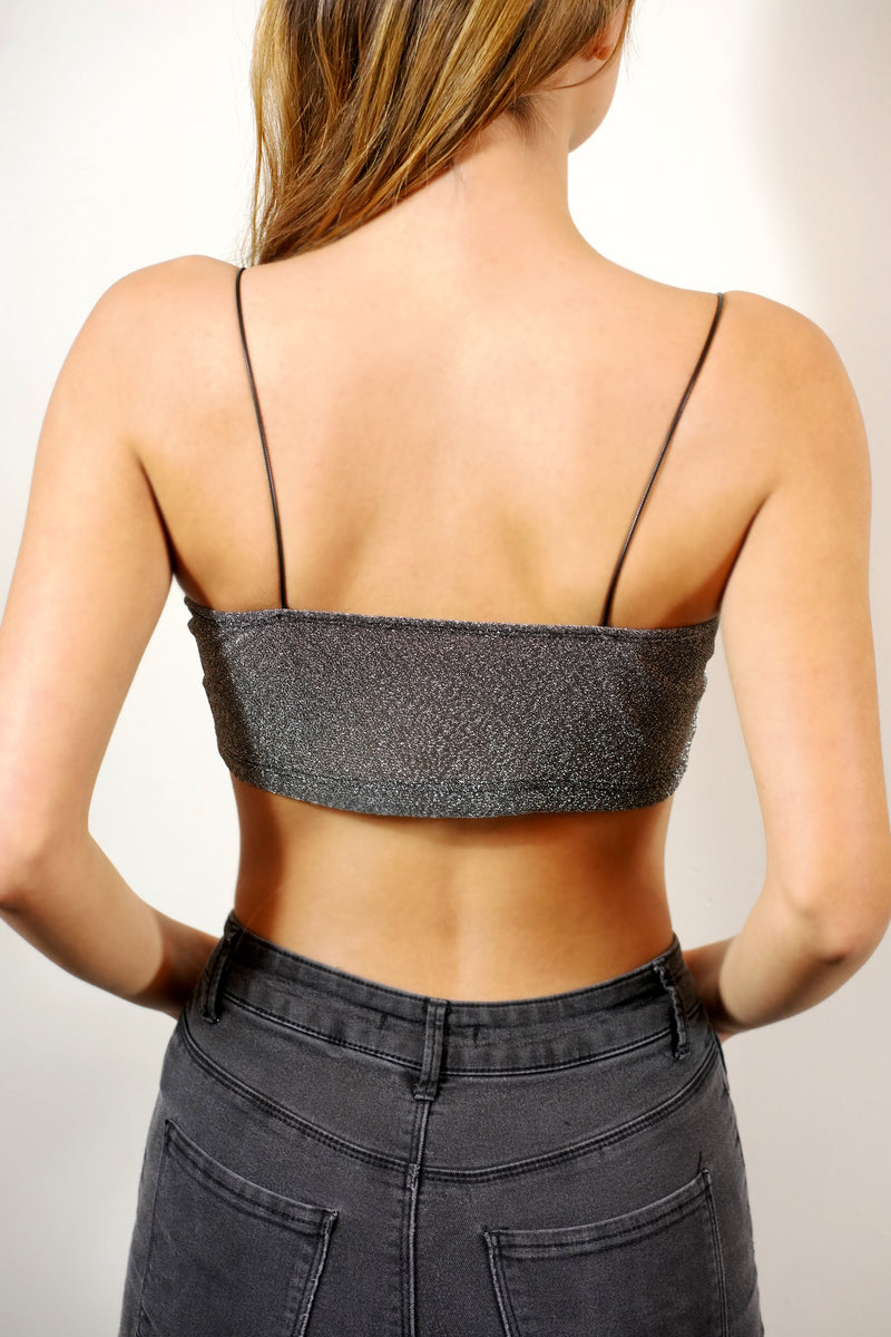 Glitter Crop Cami Top