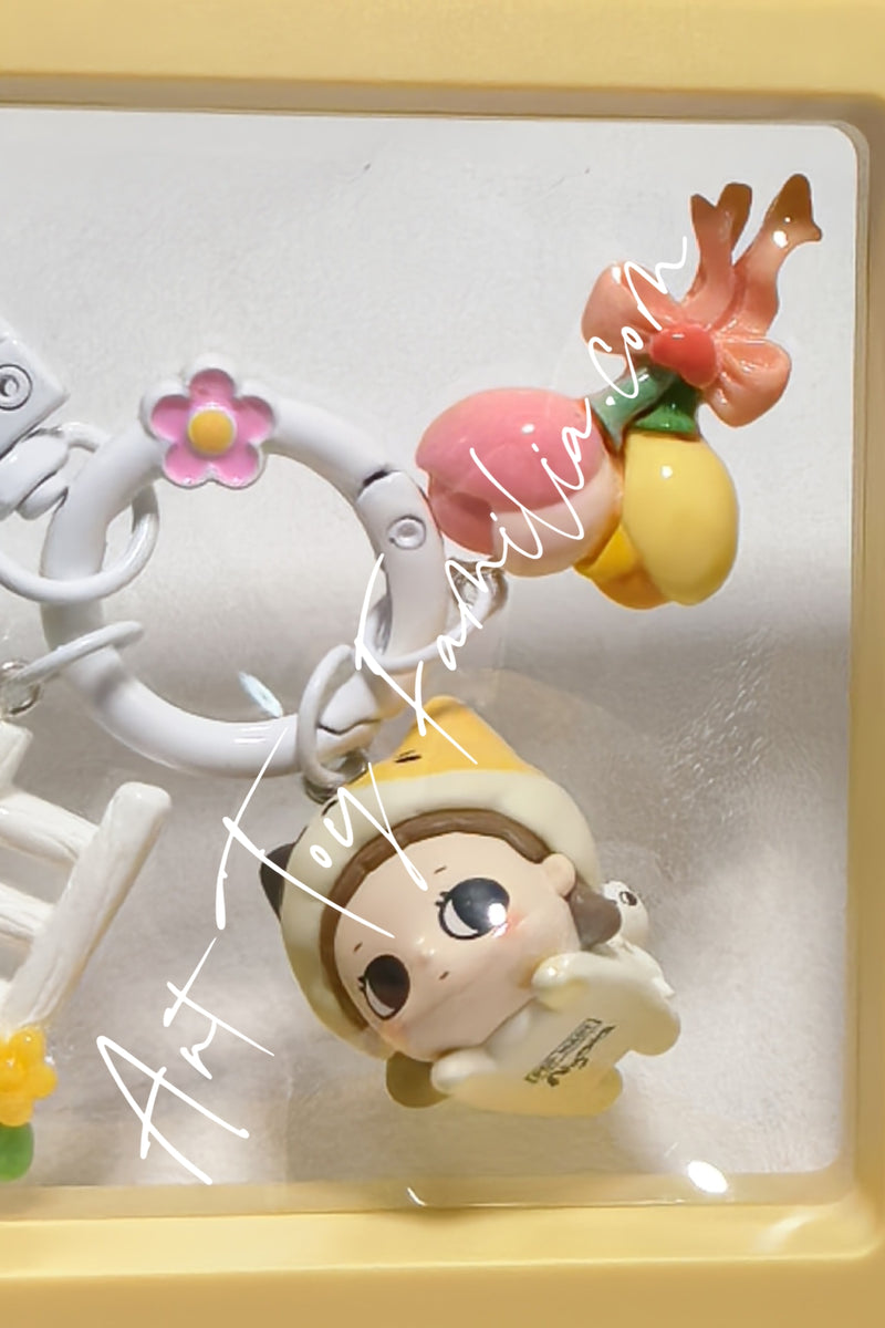 Pop Bean Pajama Party Series Keychain - 泡泡萌粒睡衣派对系列钥匙扣