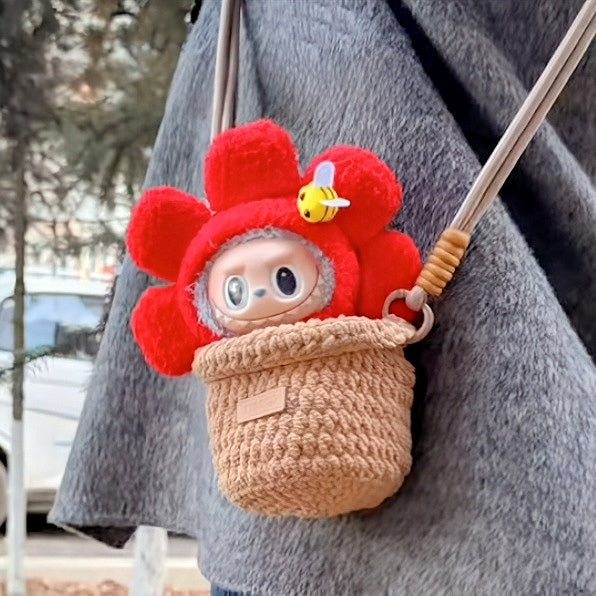 Doll Cloth Bloom Pot Planter For Labubu - 081