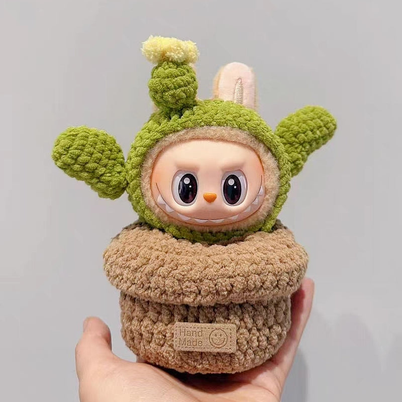 Doll Cloth Bloom Pot Planter For Labubu - 081