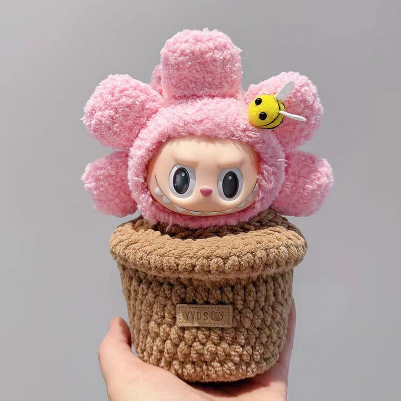 Doll Cloth Bloom Pot Planter For Labubu - 081