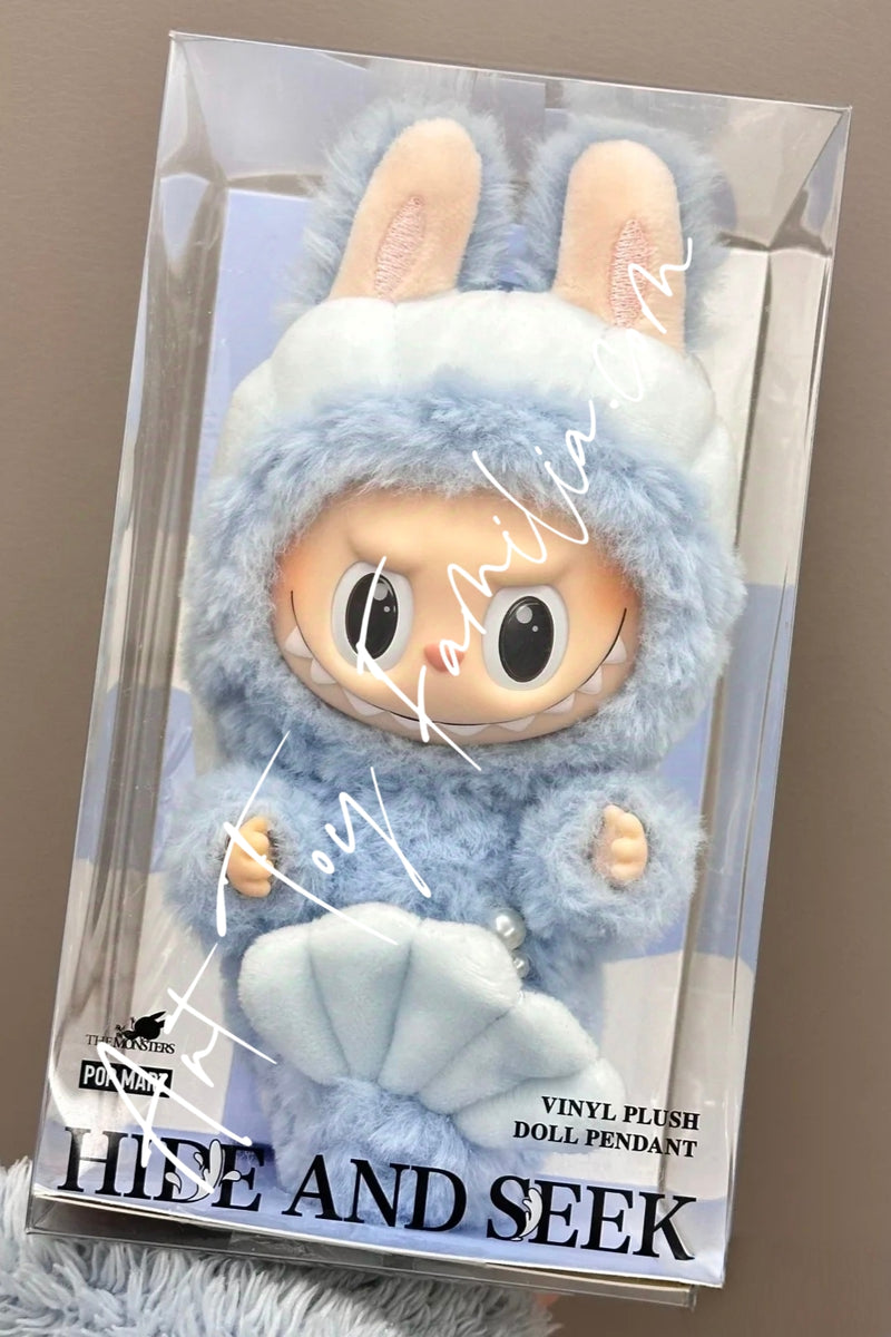 The Monsters Labubu Hide And Seek In Singapore Series Vinyl Plush Doll Pendant - 鱼狮尾新加坡限定
