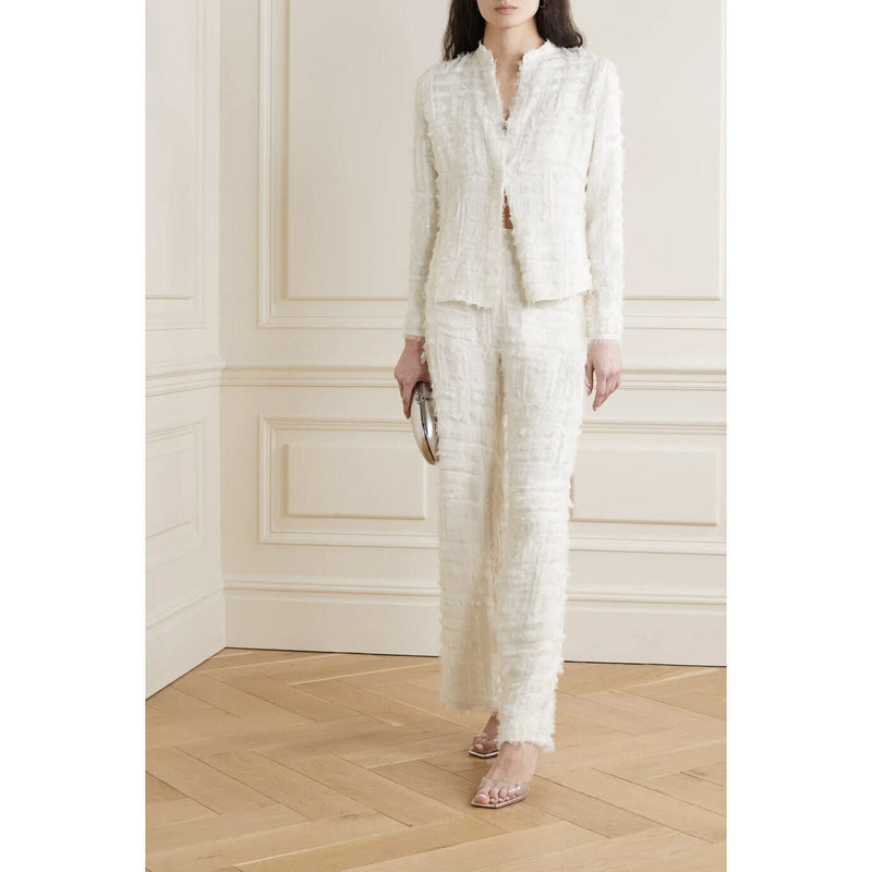 Silk Chiffon Embellished Top