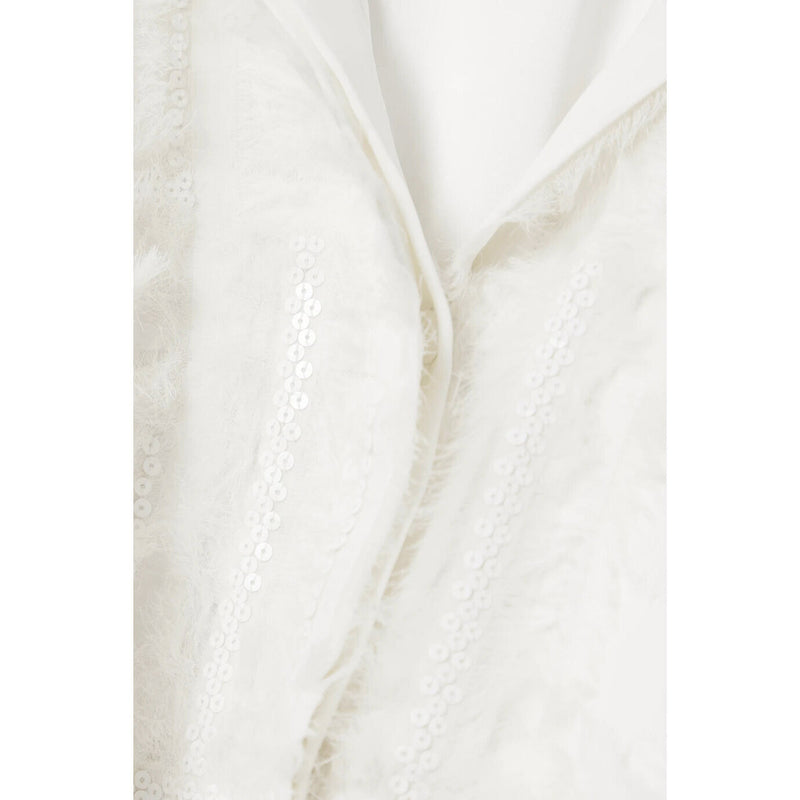 Silk Chiffon Embellished Top