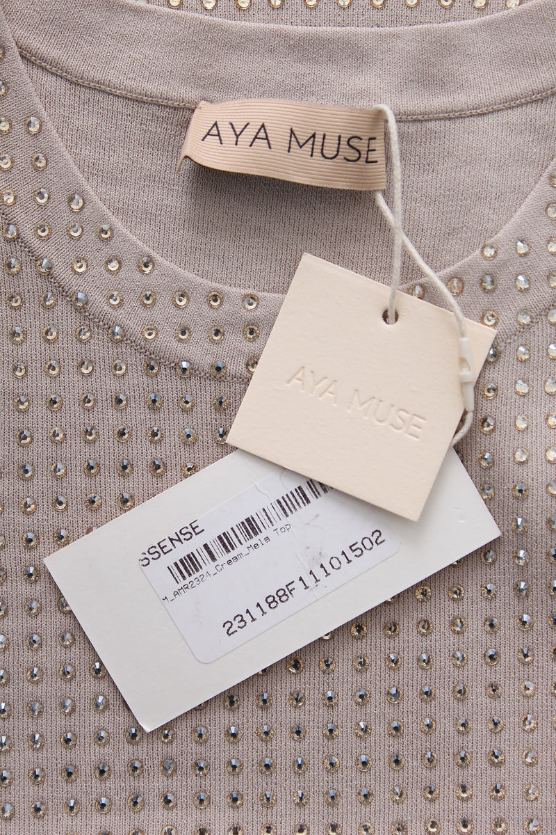 Aya Muse 'Mela' Crystal-Embellished Tank Top