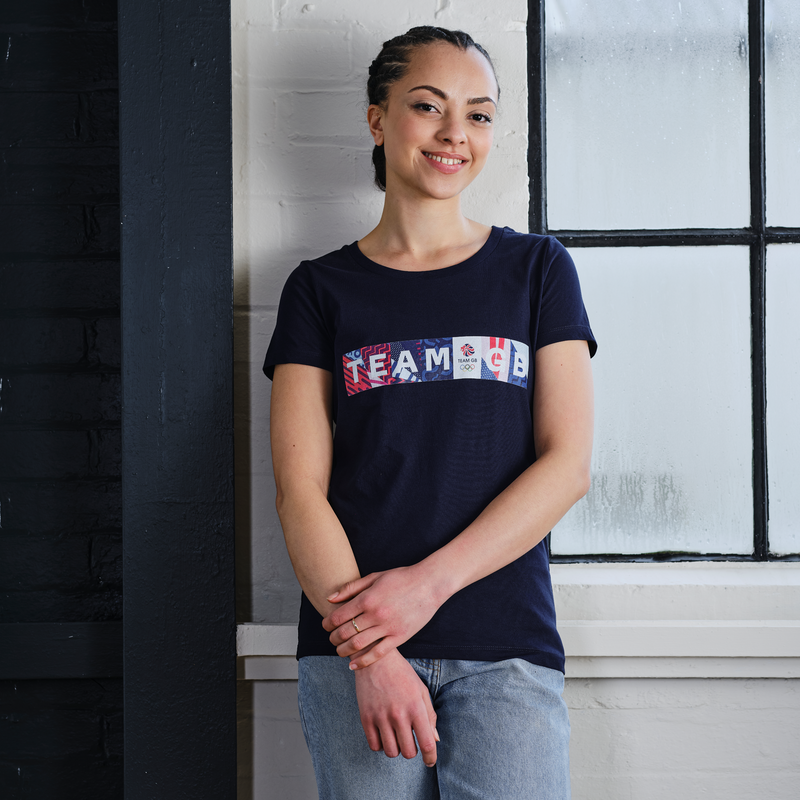 Team GB Billboard Women's T-Shirt - Navy