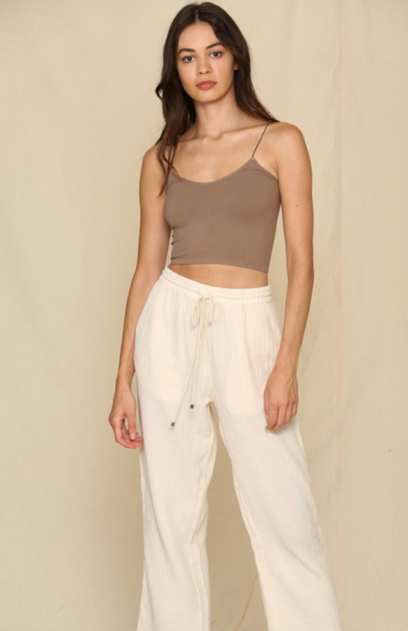 Bandeau Seamless Top - Mocha