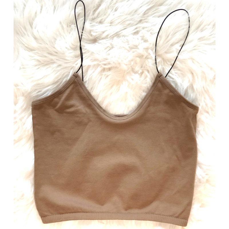 Bandeau Seamless Top - Mocha