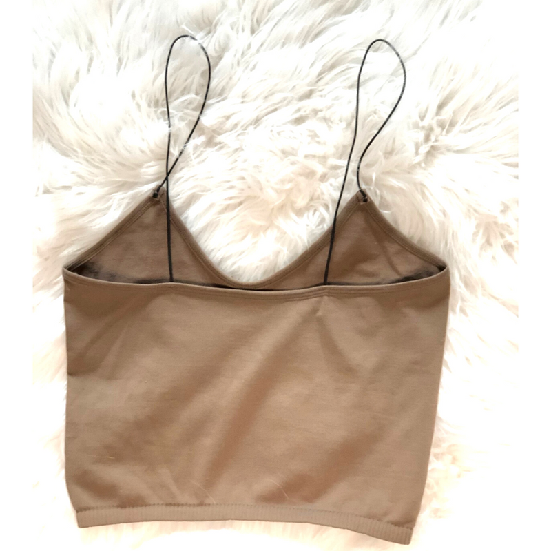 Bandeau Seamless Top - Mocha