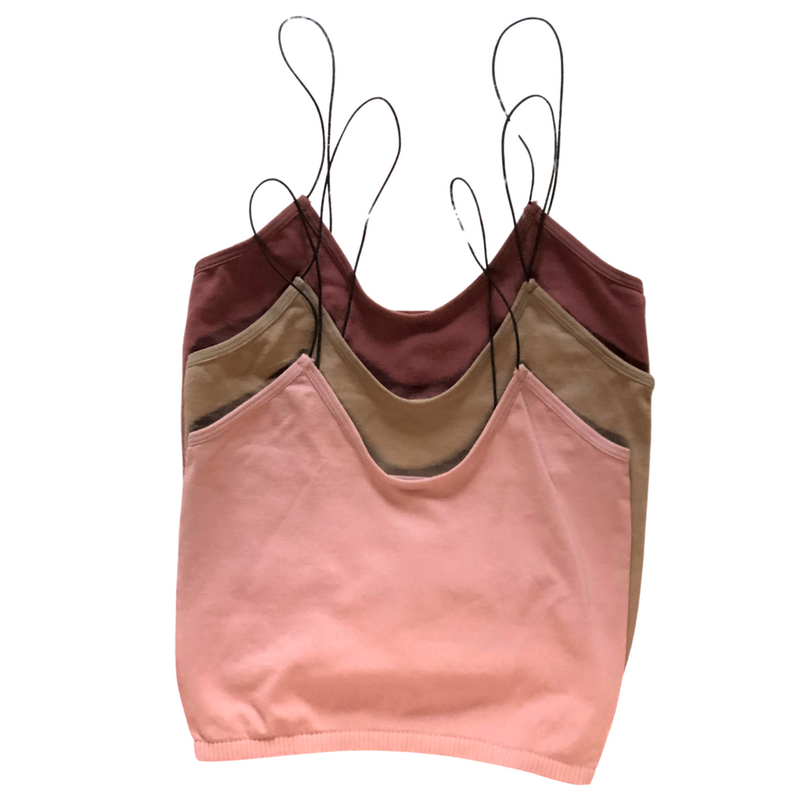 Bandeau Seamless Top - Mocha