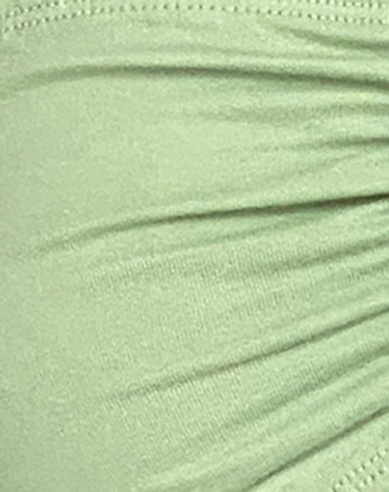 Dayu Bandeau Crop Top in Silver Sage