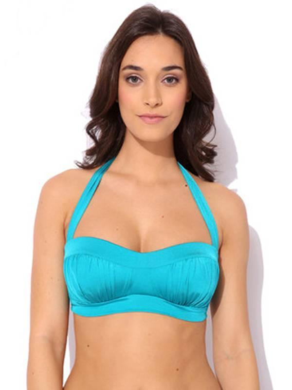 D Gathered Bandeau Top - Jets