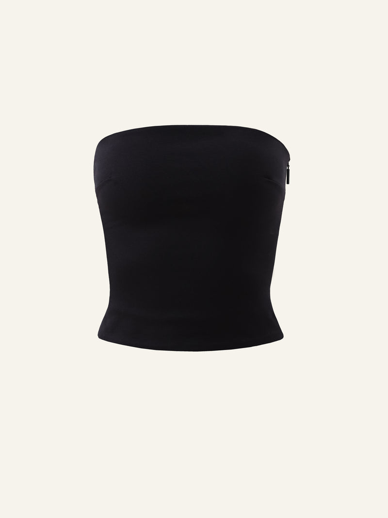 Killa bandeau in Onyx Cotton