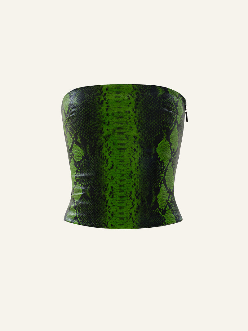 Killa bandeau in Green Python