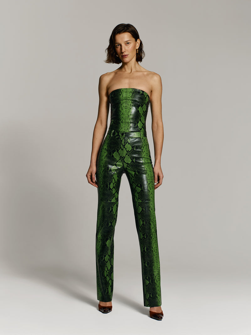 Killa bandeau in Green Python