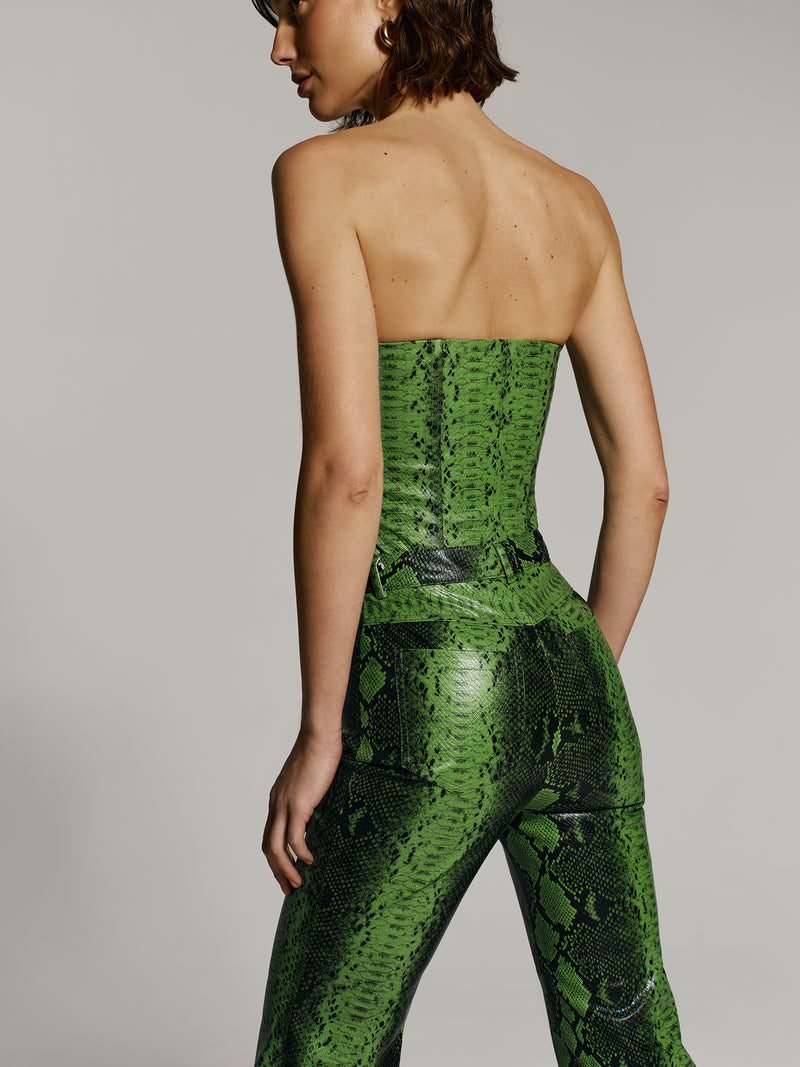 Killa bandeau in Green Python