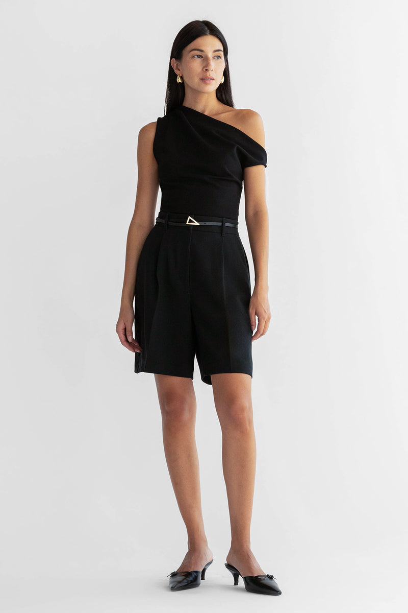 ASYMMETRIC OFF THE SHOULDER TANK