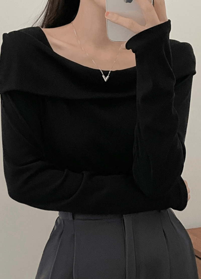 UNBALNCED OFF-SHOULDER ( 3 COLORS )