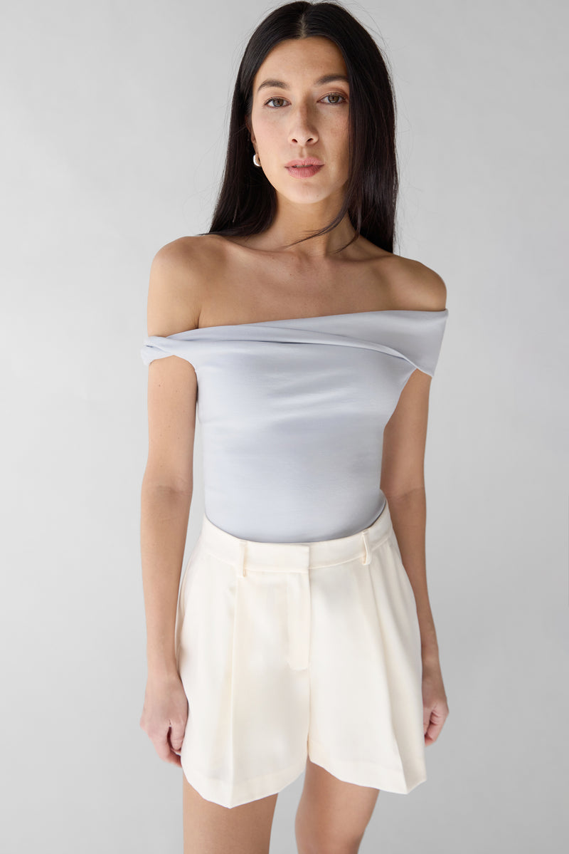 OFF SHOULDER KNIT TOP