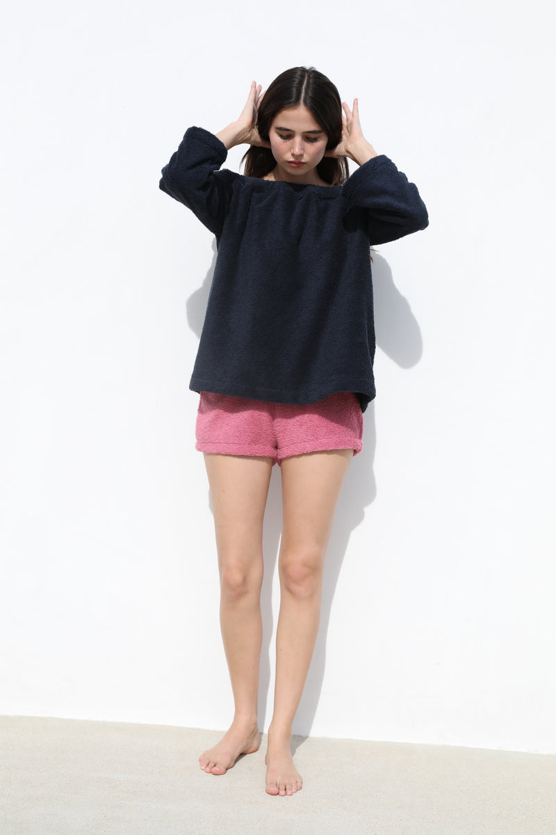 The Off the Shoulder Top - Plush Terry