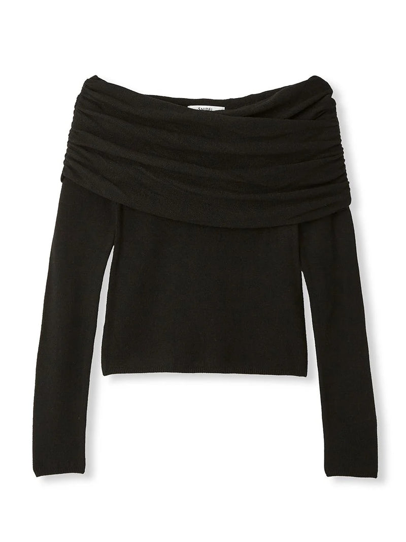 Off-Shoulder Knit Top