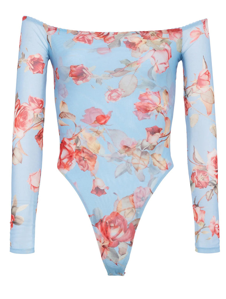 Peonie Off Shoulder Bodysuit - L’AGENCE