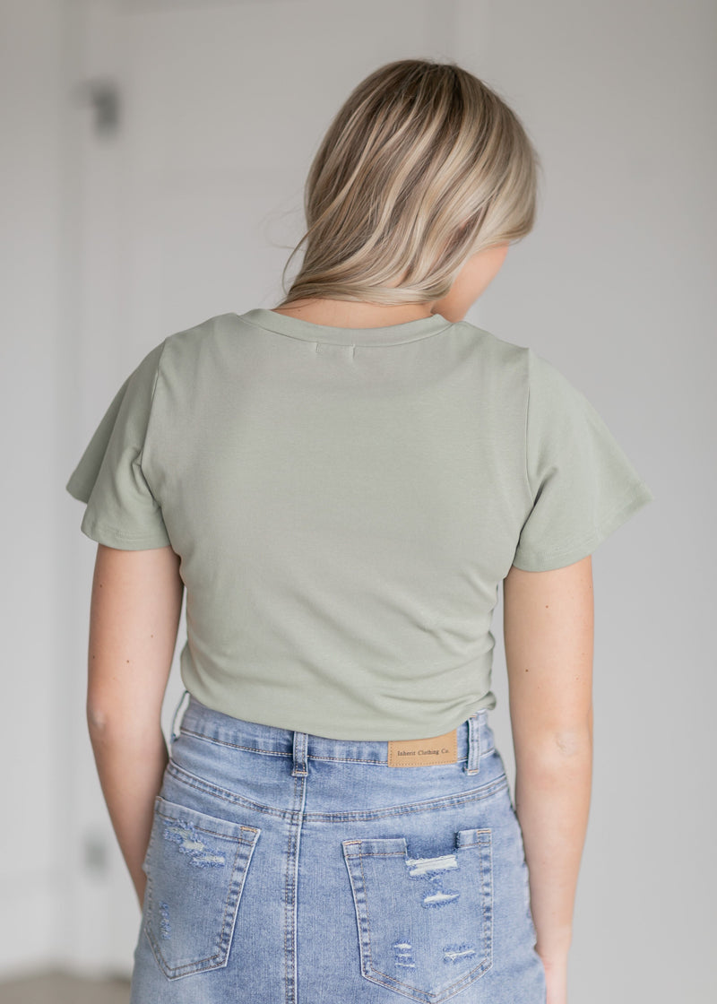 Essential Flutter Sleeve Top - FINAL SALE