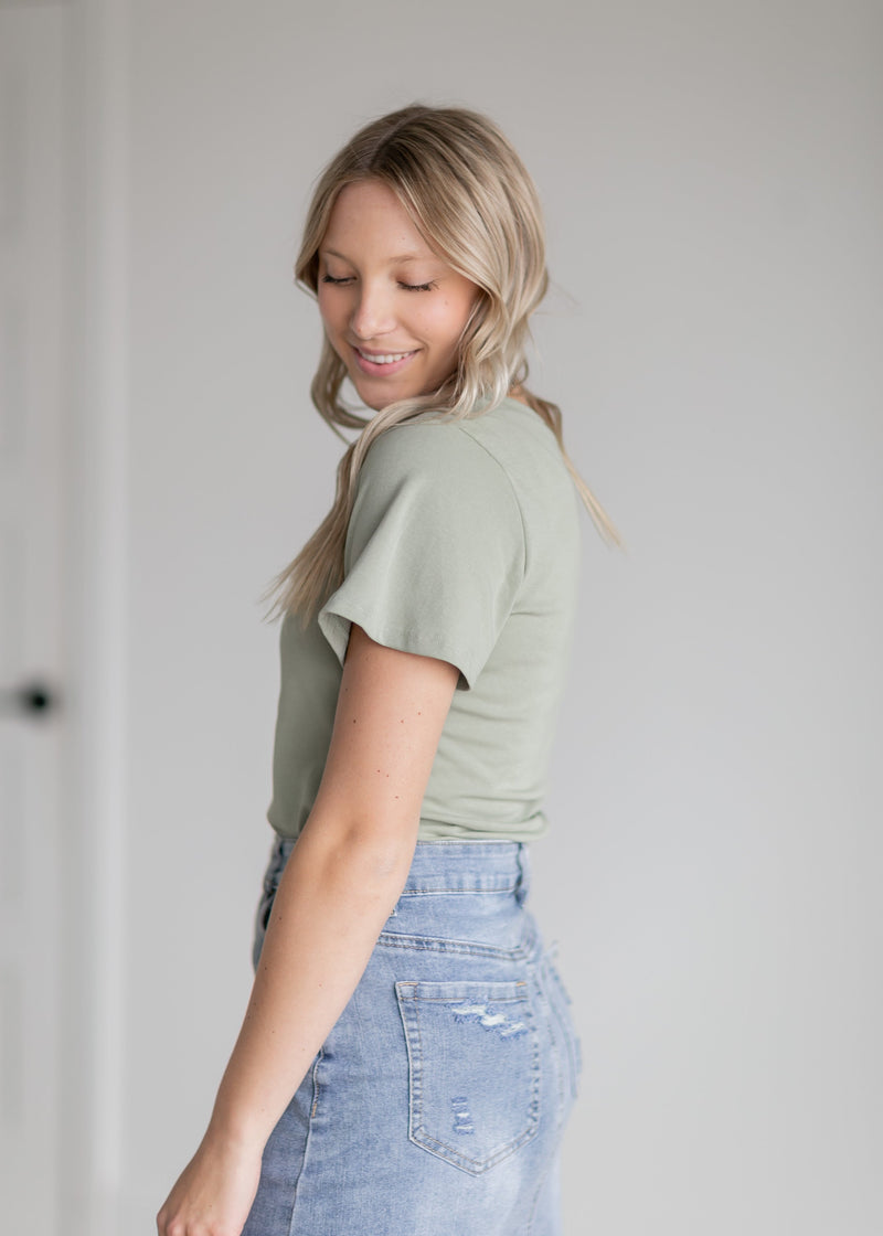 Essential Flutter Sleeve Top - FINAL SALE