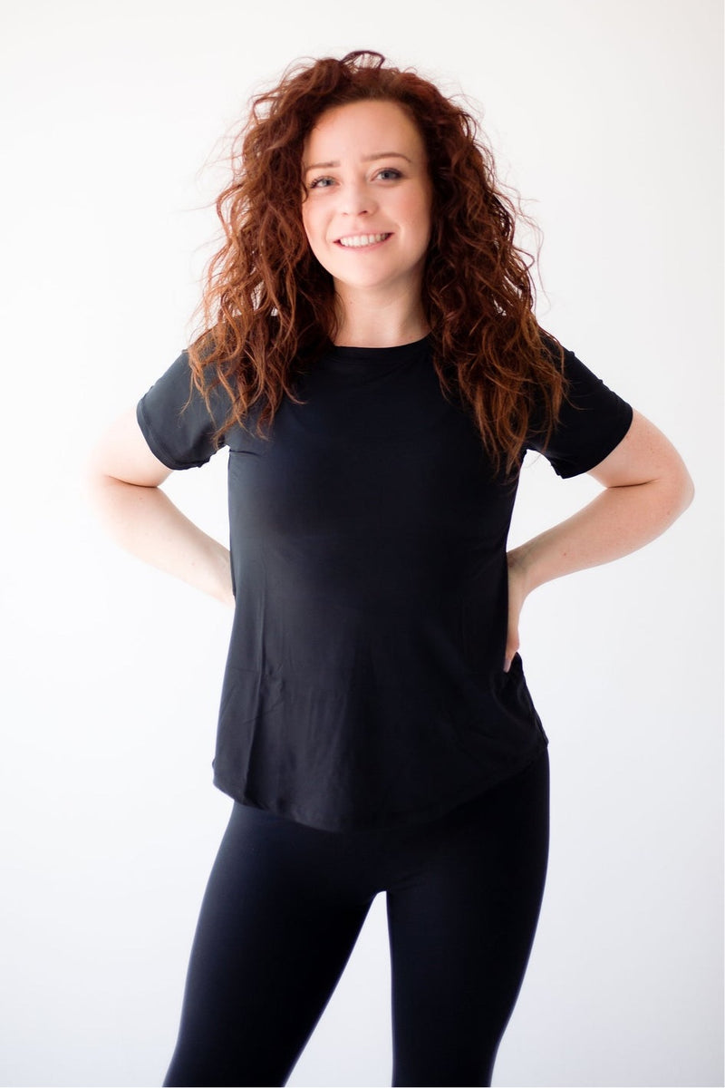 Essential Tee-Black SMALL & MEDIUM