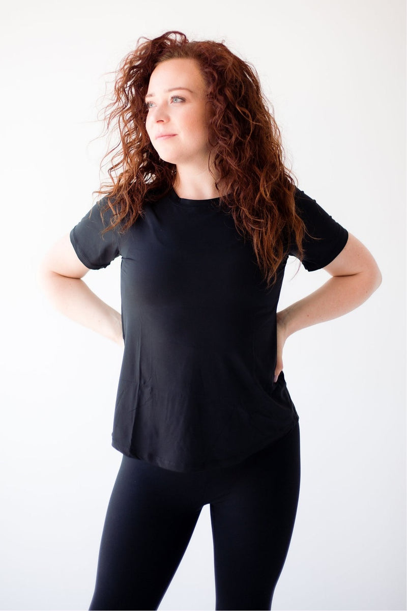 Essential Tee-Black SMALL & MEDIUM