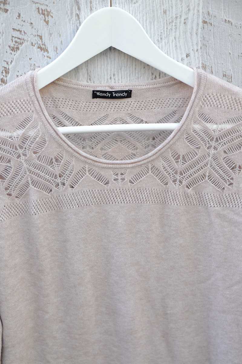 Adora Cut Out Wool Top