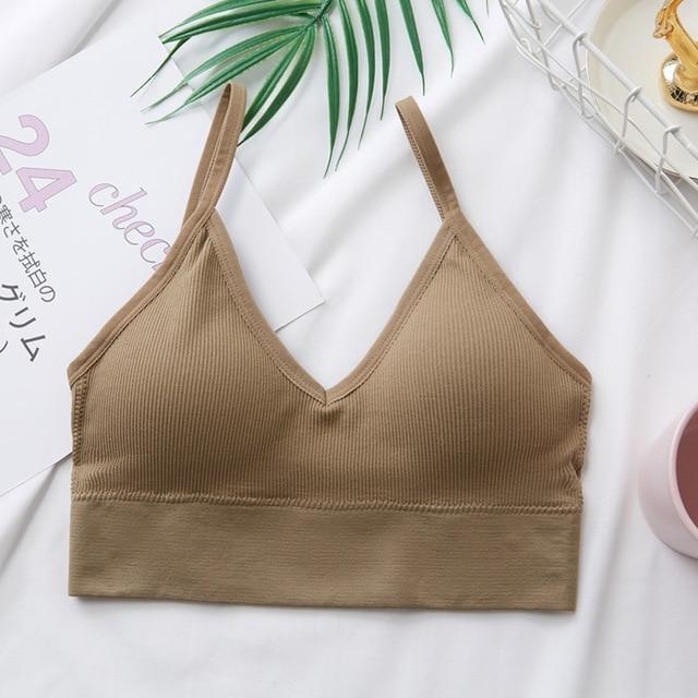 Backless Seamless Sports Top Tank