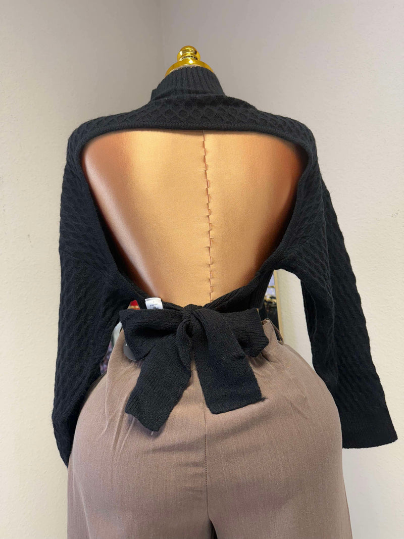 Sam’s backless sweaters