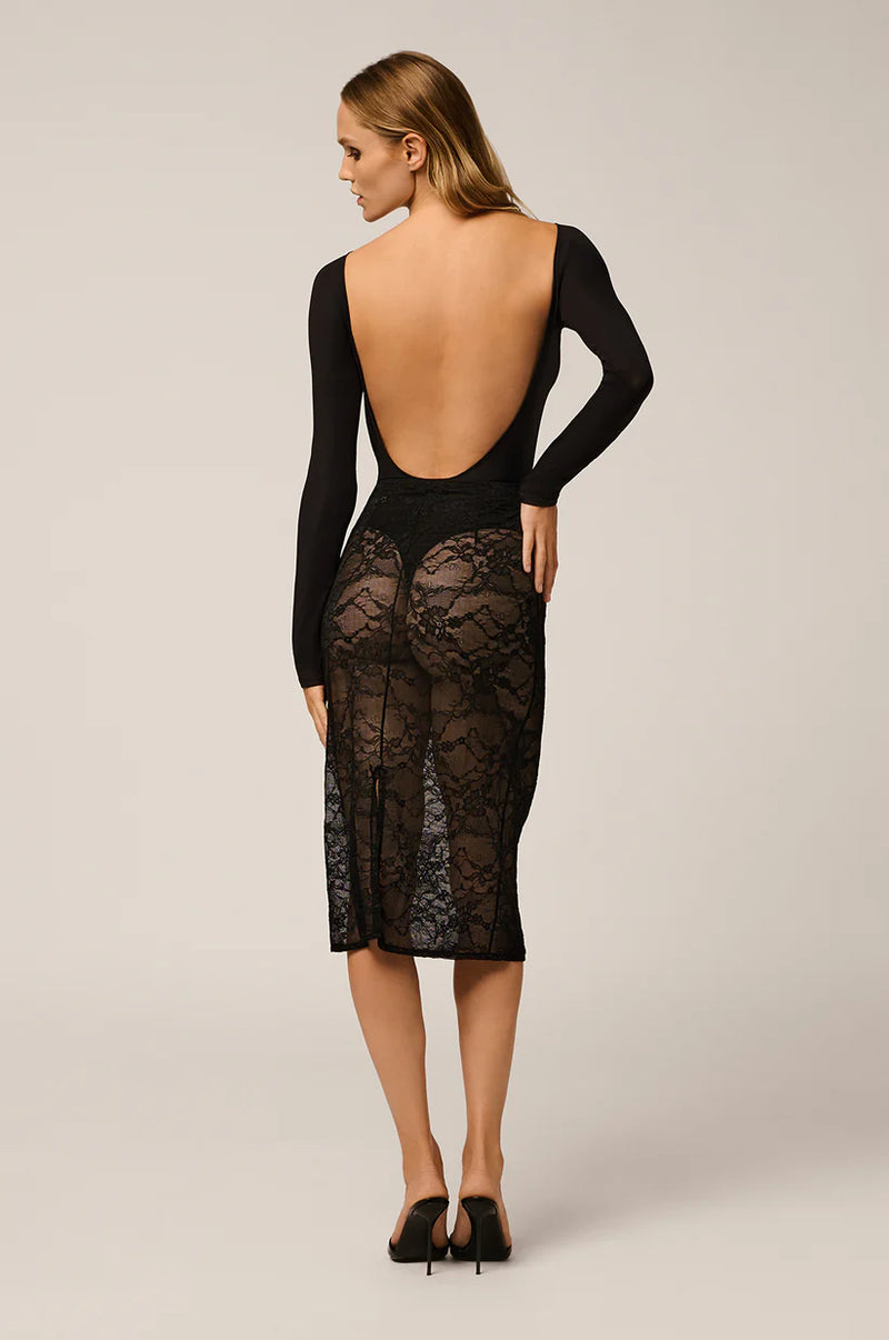 KIKI DE MONTPARNASSE Echauffe Backless Bodysuit