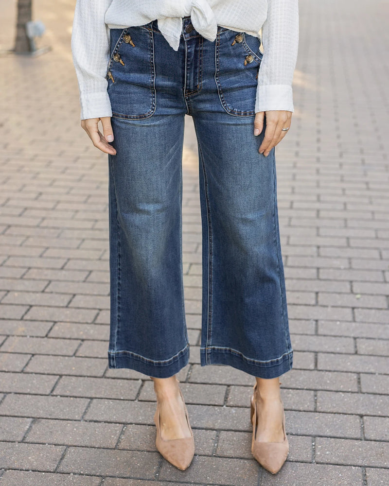Sailor Denim Jeans in Mid-Wash