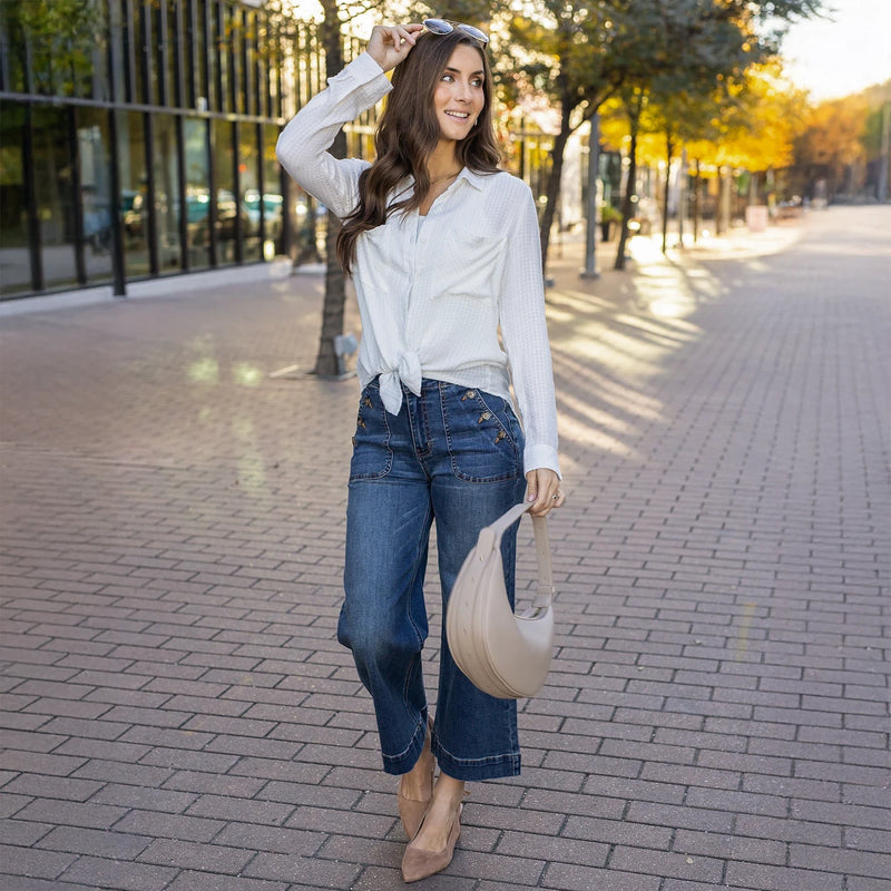 Sailor Denim Jeans in Mid-Wash