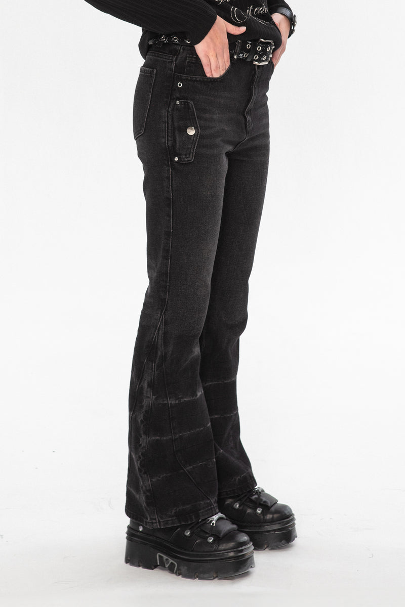 Thorns Flared Denim